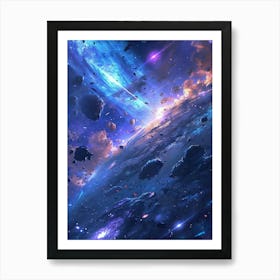 Space Wallpaper 15 Art Print