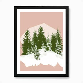 Winter Trees 1 Art Print