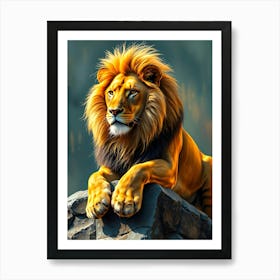 Wild Animal Creative Portrait 92 Art Print