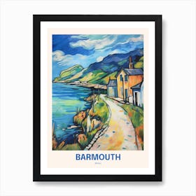 Barmouth Wales 4 Uk Travel Poster Art Print
