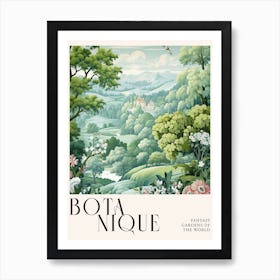 Botanique Fantasy Gardens Of The World 28 Art Print