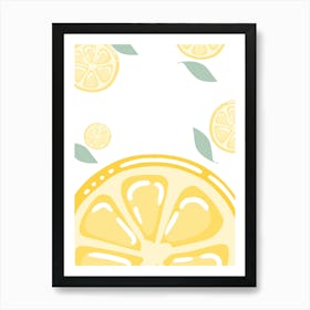 Lemon Slices Art Print