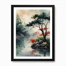 Asian Painting 11 Art Print