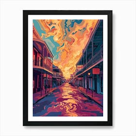 French Quarter Painting 4 Art Print