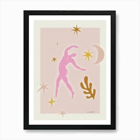 DANCER PINK Art Print