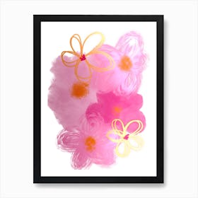 Tropical Flower Breeze Art Print