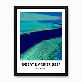 Great Barrier Reef, Australia, Landmark, Art, Wall Print Art Print