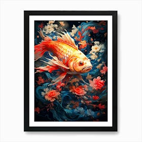 Koi Fish Art Print