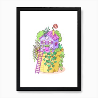 Plant Pot Home Art Print