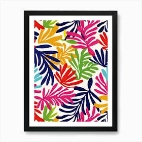 Floral Inferno Matisse Style Art Print