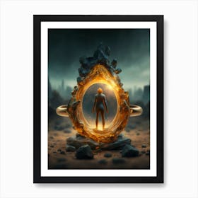 Amber Ring Poster