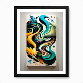 Swanlakey Art Print