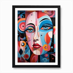 Face Of A Woman Art Print