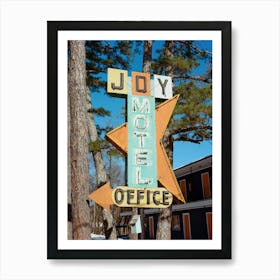 Eureak Springs Motel on Film Art Print