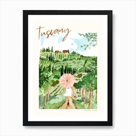 Tuscany by Sabina Fenn Art Print