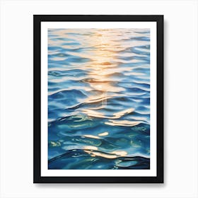 Sunset In The Sea Art Print