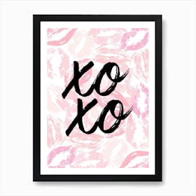 Xoxo Kiss Art Print