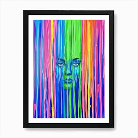 Face Of A Woman 49 Art Print