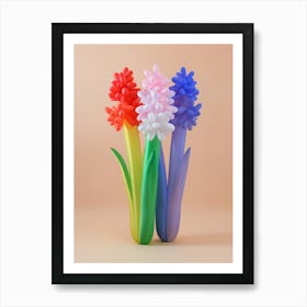 Dreamy Inflatable Flowers Hyacinth 3 Art Print