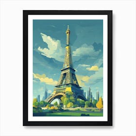 Eiffel Tower 2 Art Print