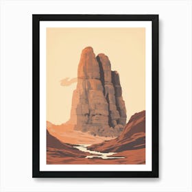 Greme National Park Art Deco 4 Art Print