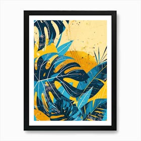 Tropical Leaves 63 Art Print