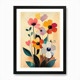 Flowers In A Vase 65 Art Print