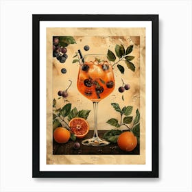 Aperol Spritz Art Print 460 Art Print