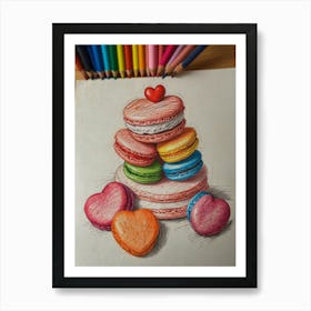 Macarons 2 Art Print