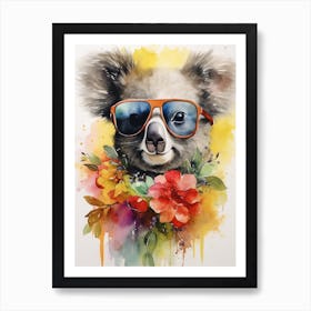 Koala Bear Watercolor Art Print