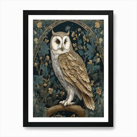 William Morris Owl 3 Art Print