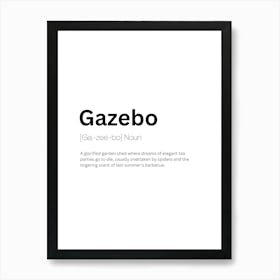 Gazebo Definition Meaning Affiche