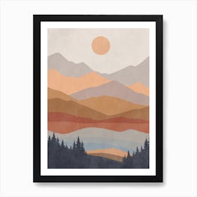 Mountain Landscape 12 Art Print