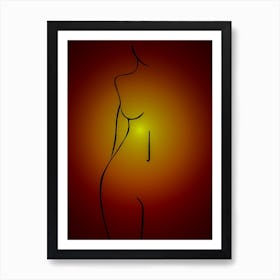 Woman'S Silhouette Art Print