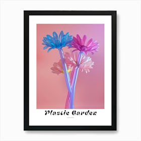 Dreamy Inflatable Flowers Poster Cornflower 3 Art Print