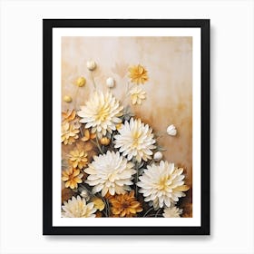 Dahlias 10 Art Print