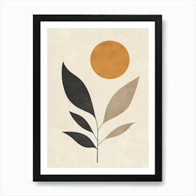 Sun And Leaves 14 Art Print