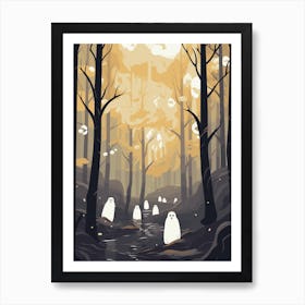 Ghosts In The Woods 1 Art Print