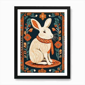 Rabbit In A Scarf, 1449 Art Print