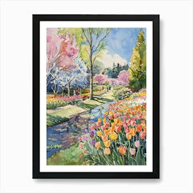 Tulip Garden 3 Art Print