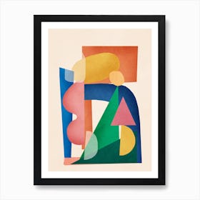 Abstract Geometry Art 3 Art Print