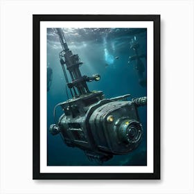 USO: A Very Very Strange Sea-Reimagined 51 Art Print