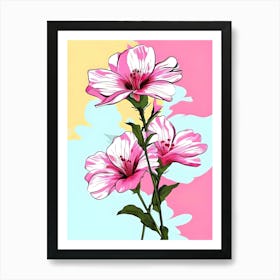 Illustration Flower Art  Art Print