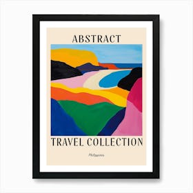 Abstract Travel Collection Poster Philippines 2 Art Print