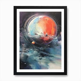 Fantasy Saturn Celestial 4 Art Print