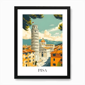 Leaning Tower Of Pisa Art Print