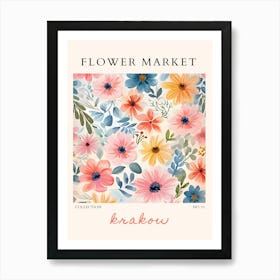 Flower Market 21 Art Print