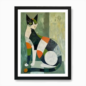 Cat Illustration 4 Art Print