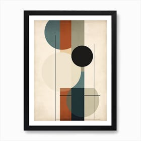 Boho Geometric Minimalism 6 Art Print