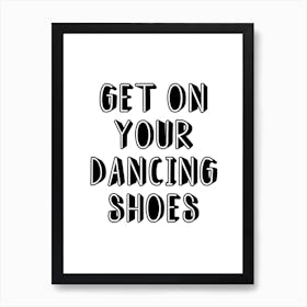 Arctic Monkeys Dancing Shoes Art Print